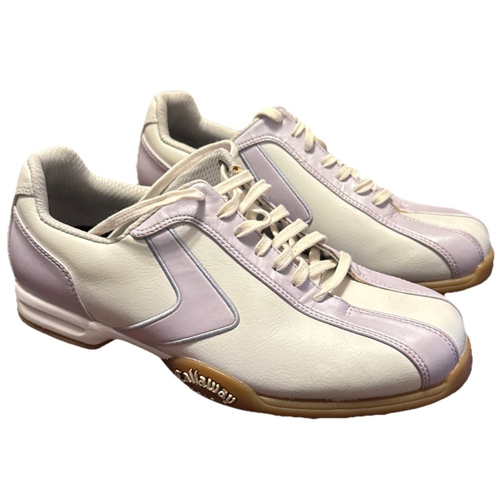 Callaway Women's Golf Shoes Size 9 Spiked Cleats White Lavender Athletic Sneaker